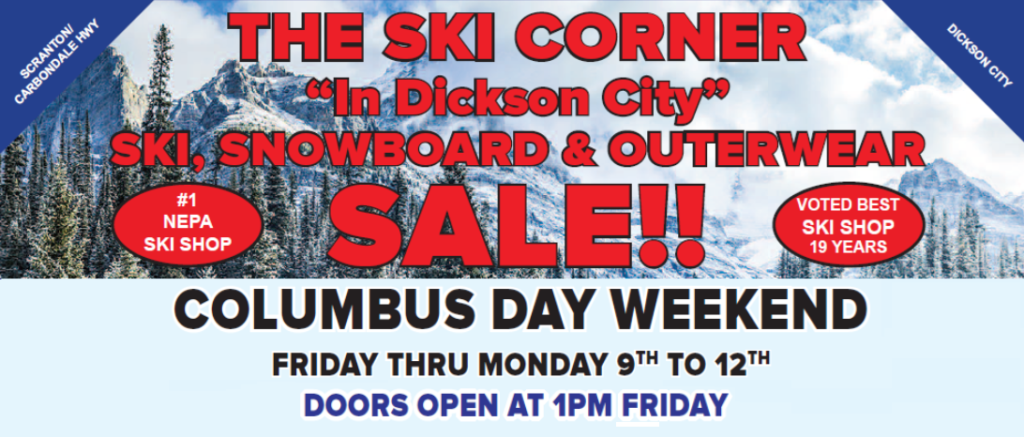 the ski corner columbus day sale